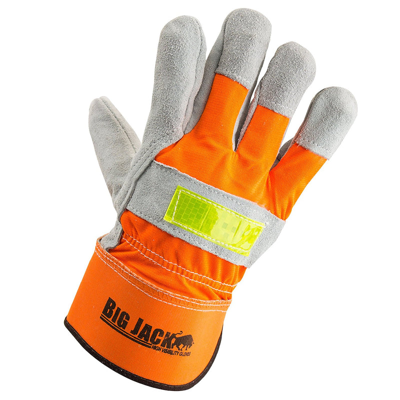 Better Grip® Hi Visibility Cowhide Leather Palm Gloves - BGBYHVO-Better Grip-RK Safety