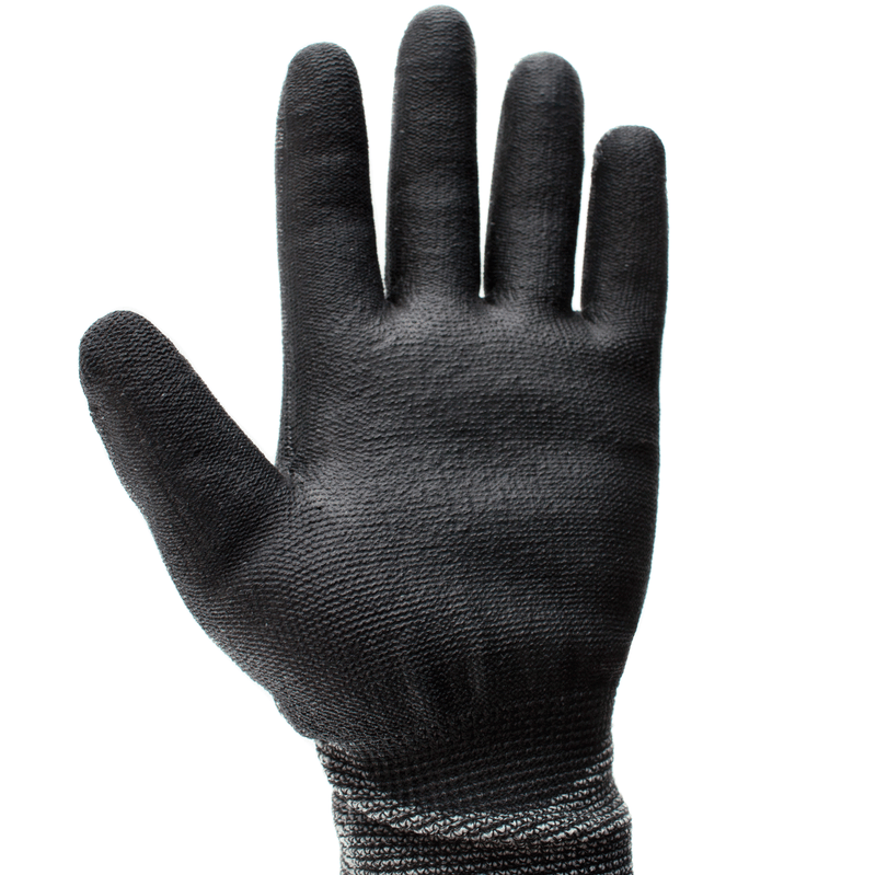 Level 5 Cut Resistant Shell PU Coating Work Gloves for Smart Phone-BK-Better Grip-RK Safety