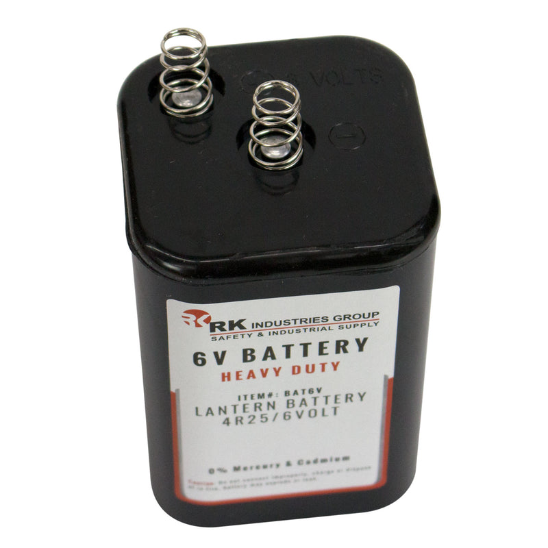RK Safety 6 Volt Lantern Battery 4R25(RK-BAT6V)