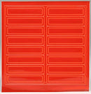 Adhesive Vinyl Reflective Hard Hat/Helmet Sticker - Orange-RK Safety-RK Safety