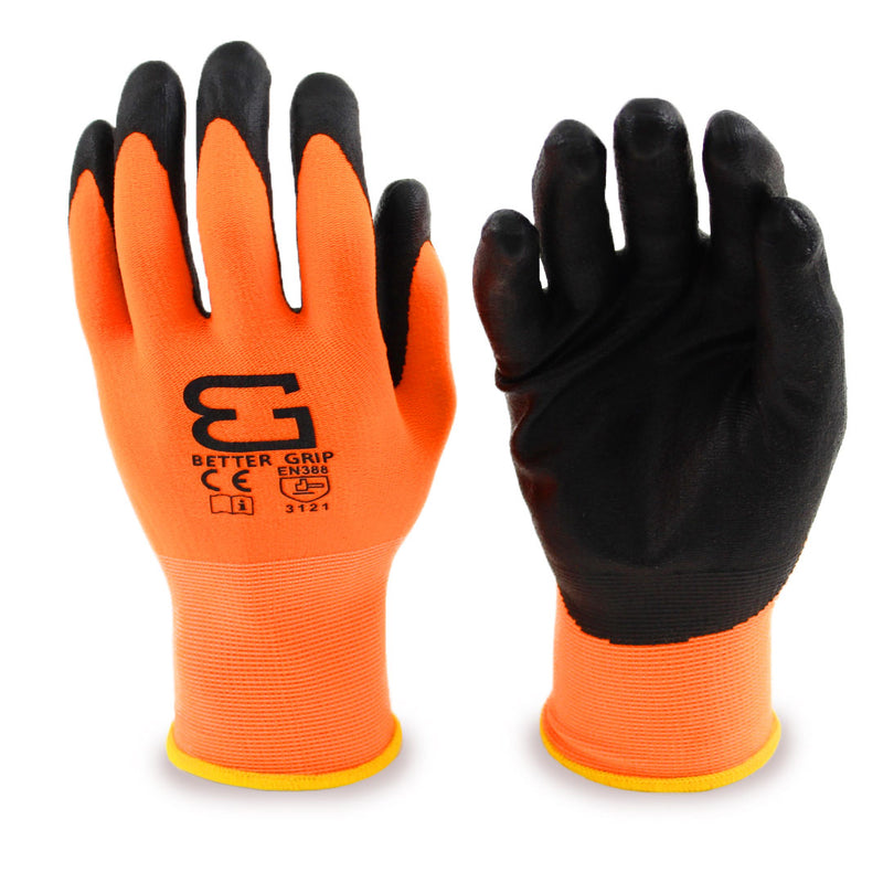 Micro Foam Nitrile Coated Nylon Work Glove - BGFLEXMF-OR-Better Grip-RK Safety