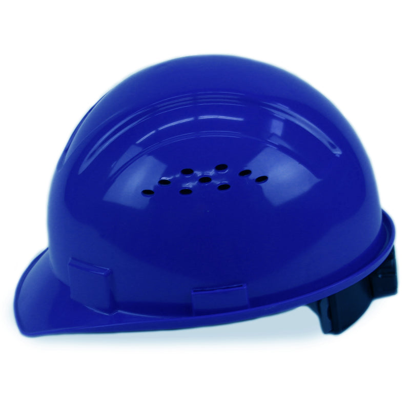 RK Safety RK-HP14-BL Hard Hat Cap Style with 4 Point Ratchet Suspension (Blue)-RK Safety-RK Safety