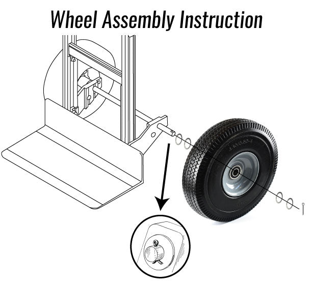 NK HTA-14 (W/ PT-007) Heavy Duty PT-007 Aluminum Hand Truck, Stair Climber, Fully Assembled without Wheels, Flat Free Wheels-NK-RK Safety