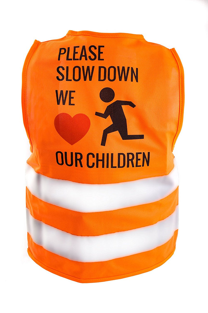 RK Safety Hi Vis Kids Safety Vest - Orange-New York Hi-Viz Workwear-RK Safety