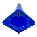 (Set of 10) 12" PVC Traffic Safety Cones, Plain - Blue-RK Safety-RK Safety