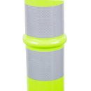 Traffic 42" Delineator Posts with 13 lbs Bases, Lime-RK Safety-RK Safety