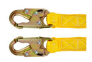 SPL-S102 Yellow Elasticated Internal Shock Absorbing Lanyard w/Two Steel Forged Snap Hook (N-3610)-RK Safety-RK Safety