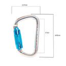 Spidergard Heavy Duty Aluminum Carabiner Auto Twist Lock 25kN-Spidergard-RK Safety