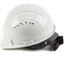 RK Safety RK-HP14-WH Hard Hat Cap Style with 4 Point Ratchet Suspension (White)-RK Safety-RK Safety