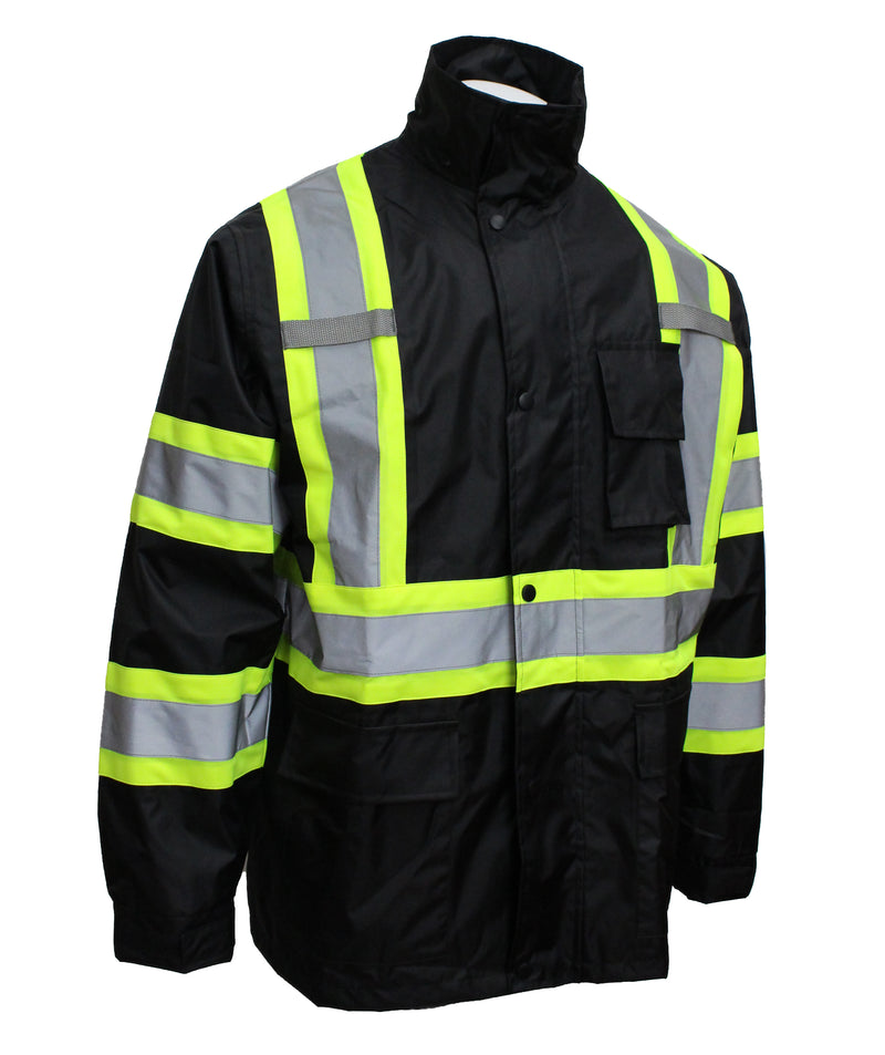 RK Safety TBK66 Class Rain suit, Jacket, Pants High Visibility Refle