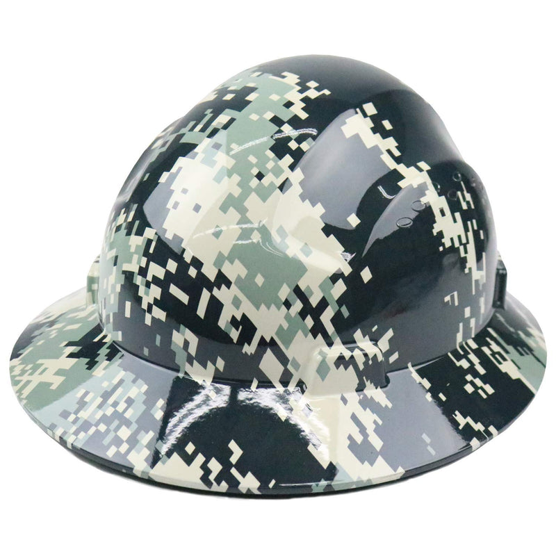 Safety RK-HP44-CAMO Designed Hard Hat Brim Style with 4 Point Ratchet Suspension-RK Safety-RK Safety