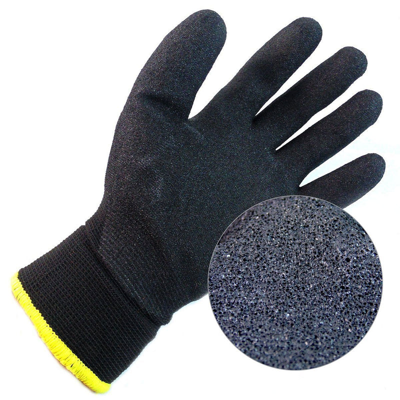 Better Grip® Double Lining Rubber Coated Gloves - BGWANS-BK 3 Pairs/ Pack-Better Grip-RK Safety