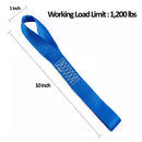NK-STRAP1X10 Soft Loop Tie Down Strap (Pack of 4)-NK-RK Safety