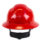 RK Safety RK-HP24-RD Red Hard Hat Brim Style with 4 Point Ratchet Suspension-RK Safety-RK Safety
