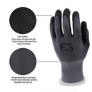 Micro Foam Nitrile Coated Nylon Work Glove - BGFLEXMF-GY-Better Grip-RK Safety
