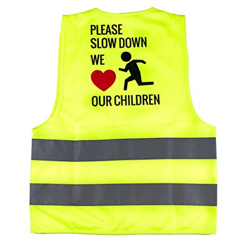 RK Safety Hi Vis Kids Safety Vest + Hi vis Bands- Lime-New York Hi-Viz Workwear-RK Safety