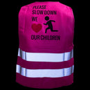 RK Safety Hi Vis Kids Safety Vest - Pink-New York Hi-Viz Workwear-RK Safety