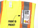 Class 2 Hi Viz Safety Vest with Reflective Strips and Pockets -SAZ8211& SAZ8212(Orange, Lime)-New York Hi-Viz Workwear-RK Safety