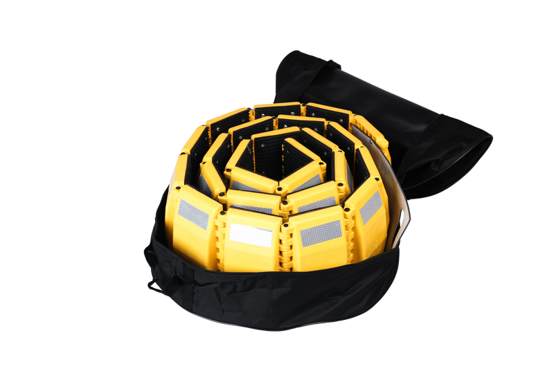 RK Safety RK-PSH10 PU Portable Folding Traffic Control Calming Speed Bump, 10' Long x 9-3/4 Wide …-RK Safety-RK Safety