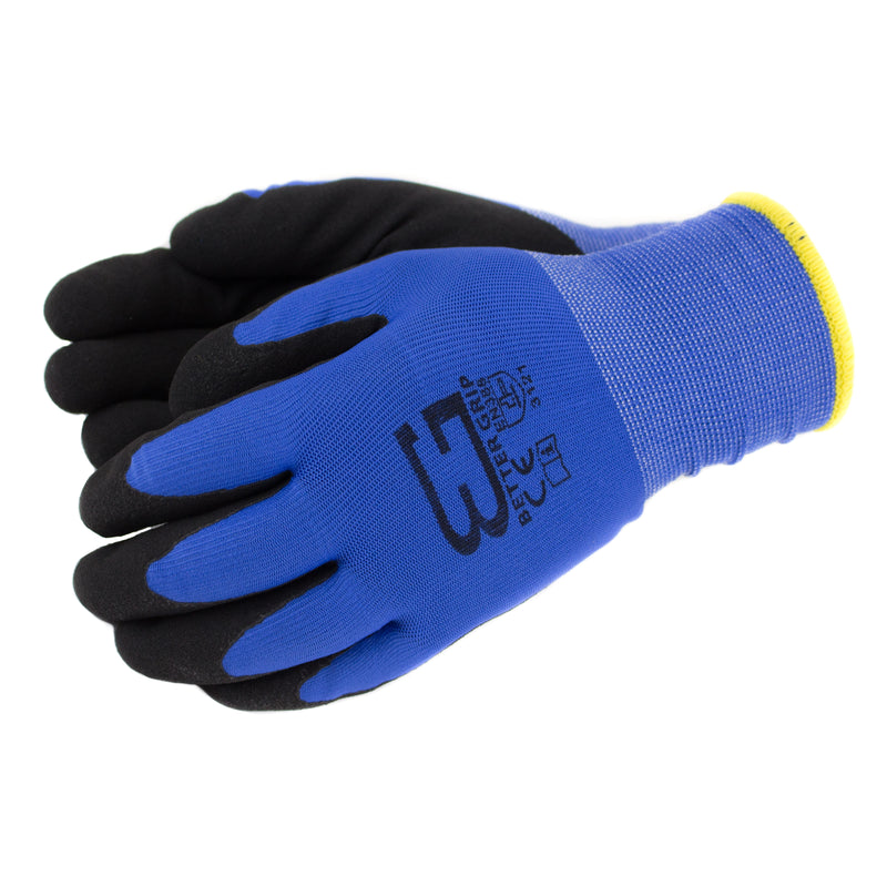 Better Grip® Double Lining Rubber Coated Gloves - BGWANS-BLU-CS-Better Grip-RK Safety