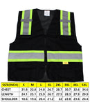 SRUS9811,9812, 9813 Class 2 Two Tone High Visibility Safety Vest- SRUSS9811&SRUSS9812 (Orange, Lime)-New York Hi-Viz Workwear-RK Safety