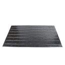 RK Safety RK-RUP-8 2.5" Rubber Threshold Ramp with 3 Channels with Slip-Resistant Surface …-RK Safety-RK Safety