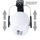 RK Shooting Hearing Protection Folding-Padded Ear Muff - White-RK Safety-RK Safety