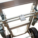 NK HTA-7B Heavy Duty 2 in 1 Senior Convertible Aluminum Hand Truck, Fully Assembled without Wheels, Flat Free Wheels-NK-RK Safety