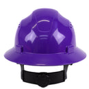 RK Safety RK-HP24-BL Blue Hard Hat Brim Style with 4 Point Ratchet Suspension-RK Safety-RK Safety