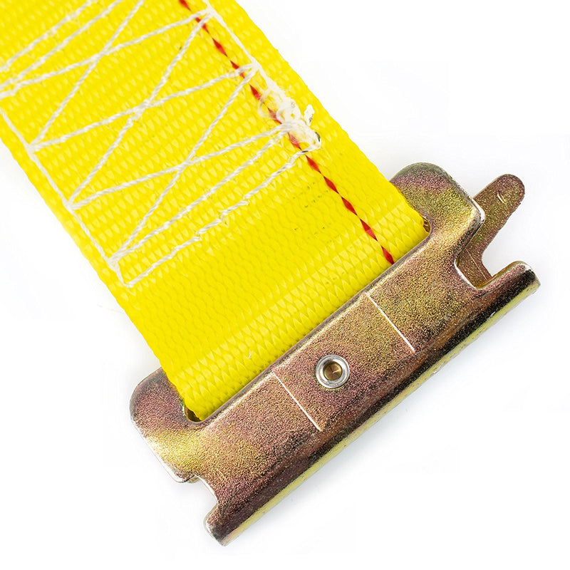 NK-RCE2X12 2" x 12ft Durable Yellow Ratchet Strap-NK-RK Safety