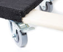 NK Furniture Movers Dolly, Soft Gray Non-marking TPR Wheels -Black-NK-RK Safety