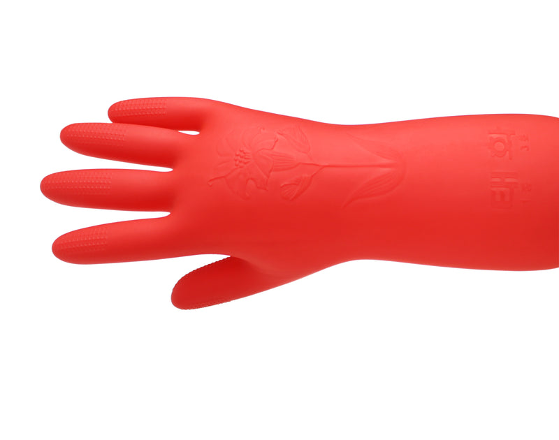 Rubber Cleaning Gloves Kitchen Dishwashing Glove 2-Pair,Waterproof Reuseable, Made in Korea-RK-THRG-RK Safety-RK Safety