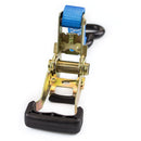 NK Ratchet Tie Down 4-Pack Set with S hook, 1 Inch 15-Feet (Pack of 4)-NK-R154PK-NK-RK Safety