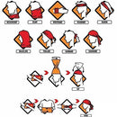 RK-MWCAP Sport Outdoor Multi-Use Headwear Bandanna Headwrap Scarf Wrap, 4 In 1 Headband & Muffler Scarf Face Mask-New York Hi-Viz Workwear-RK Safety