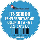 RK 5.6-ft x 150-ft Fire Retardant Vertical Safety Netting, Orange-RK Safety-RK Safety