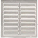 Adhesive Vinyl Reflective Hard Hat/Helmet Sticker - White-RK Safety-RK Safety