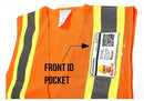 Class 2 Hi Viz Safety Vest with Reflective Strips and Pockets -SAZ8211& SAZ8212(Orange, Lime)-New York Hi-Viz Workwear-RK Safety