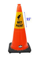 RK Safety “Wet Paint” Bright Reflective Cone Message Sleeve, [Cone Not Included]-RK Safety-RK Safety