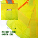 Class 3 Two Tone Hi Viz Breathable Polyester Mesh Vest - MV7811&MV7812,MV7813(Orange, Lime)-New York Hi-Viz Workwear-RK Safety