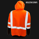 Class 3 High Visibility Sweatshirt, Hooded Pullover - H8311-New York Hi-Viz Workwear-RK Safety