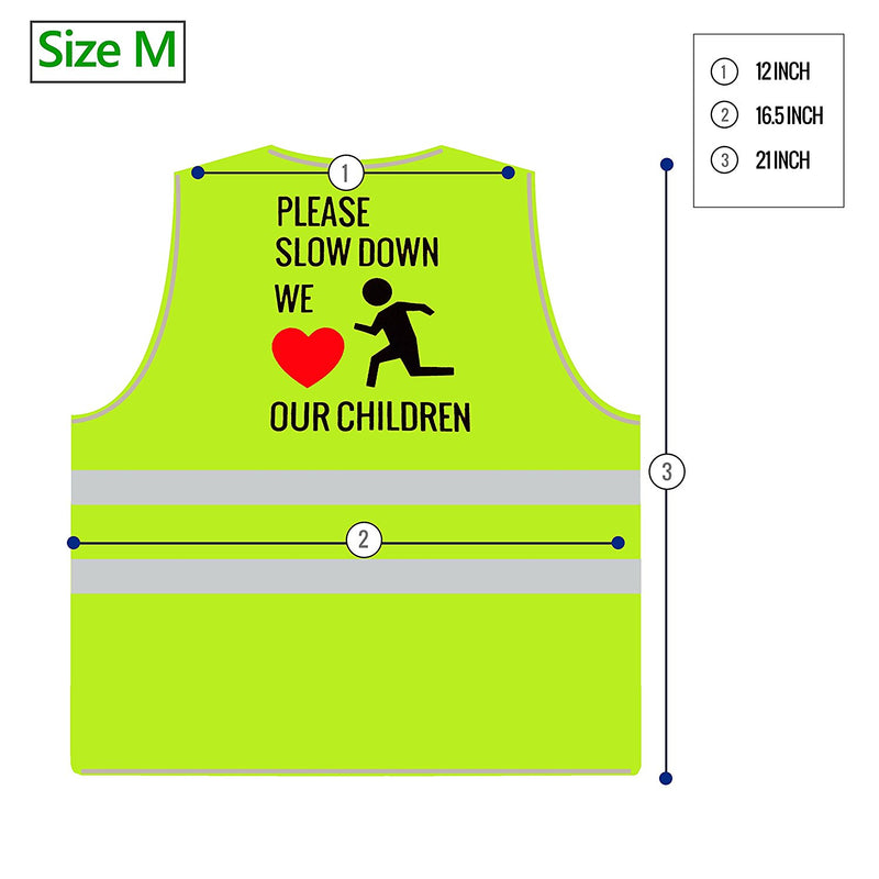 RK Safety Hi Vis Kids Safety Vest + Hi vis Bands- Lime-New York Hi-Viz Workwear-RK Safety