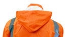 RK Class 3 Rain Suit High Visibility Reflective Black Bottom, LM11, OR11-RK Safety-RK Safety