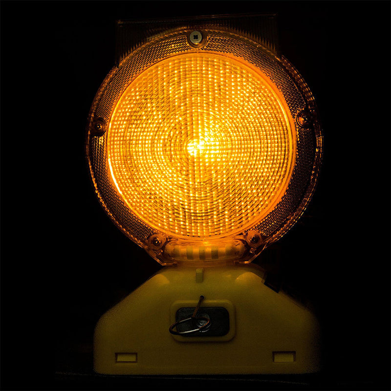 Rechargeable Solar Barricade Amber LED Warning Lights - BLIGHT-ST-RK Safety-RK Safety