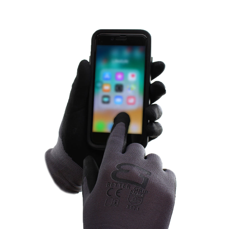 Micro Foam Nitrile Coated Nylon Work Glove - BGFLEXMF-GY-Better Grip-RK Safety