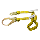 SPL-S102 Yellow Elasticated Internal Shock Absorbing Lanyard w/Two Steel Forged Snap Hook (N-3610)-RK Safety-RK Safety