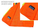 SRUS9811,9812, 9813 Class 2 Two Tone High Visibility Safety Vest- SRUSS9811&SRUSS9812 (Orange, Lime)-New York Hi-Viz Workwear-RK Safety