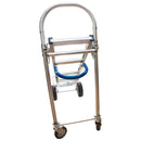 NK HTA-7B Heavy Duty 2 in 1 Senior Convertible Aluminum Hand Truck, Fully Assembled without Wheels, Flat Free Wheels-NK-RK Safety