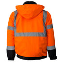 Men's ANSI Class 3 High Visibility Bomber Safety Jacket - WJ9011-New York Hi-Viz Workwear-RK Safety
