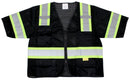 Class 3 Two Tone Hi Viz Breathable Polyester Mesh Vest - MV7811&MV7812,MV7813(Orange, Lime)-New York Hi-Viz Workwear-RK Safety