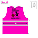 RK Safety Hi Vis Kids Safety Vest - Pink-New York Hi-Viz Workwear-RK Safety